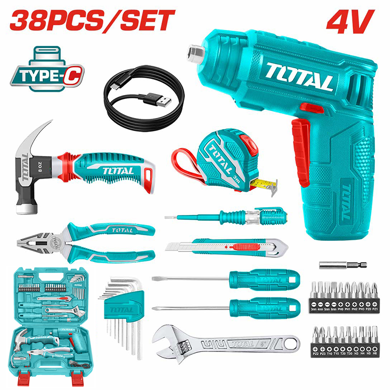 Bộ dụng cụ Total cho gia đình và thợ sửa chữa